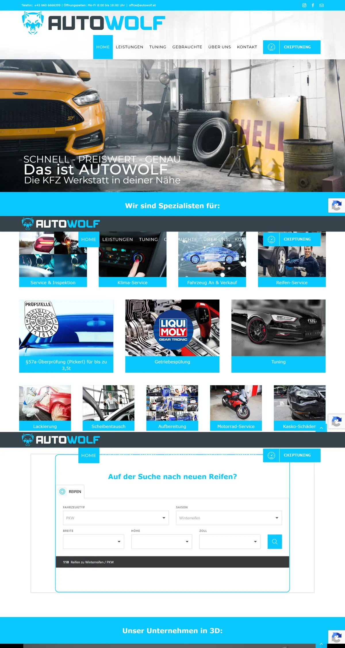autowolf.at am Laptop