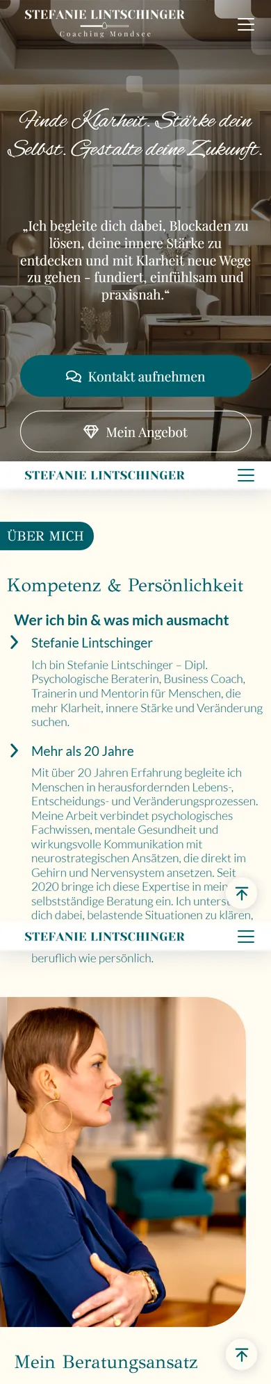 coaching-mondsee.at am Smartphone